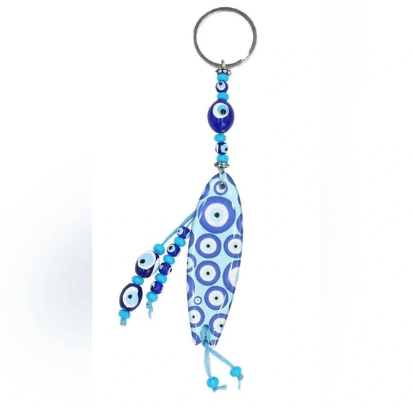 EVIL EYE FISH KEY CHAIN - Picture 2 of 3